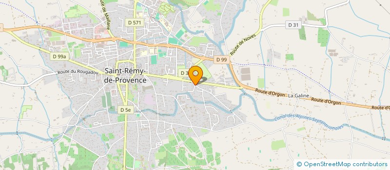 localisation de l'entreprise MADAME MARIELLE MATHIEU  SAINT-REMY-DE-PROVENCE