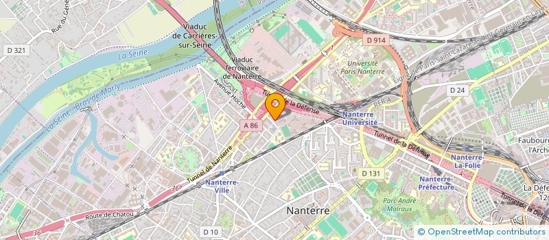 localisation de l'entreprise MADAME MARIELLE MENOT à NANTERRE