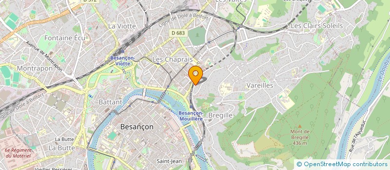 localisation de l'entreprise MADAME MARIELLE MERCADIE à BESANCON