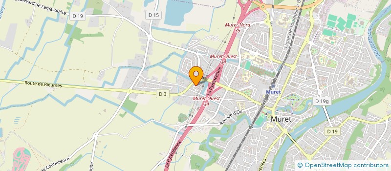 localisation de l'entreprise MADAME MARIELLE MIREPOIX  MURET