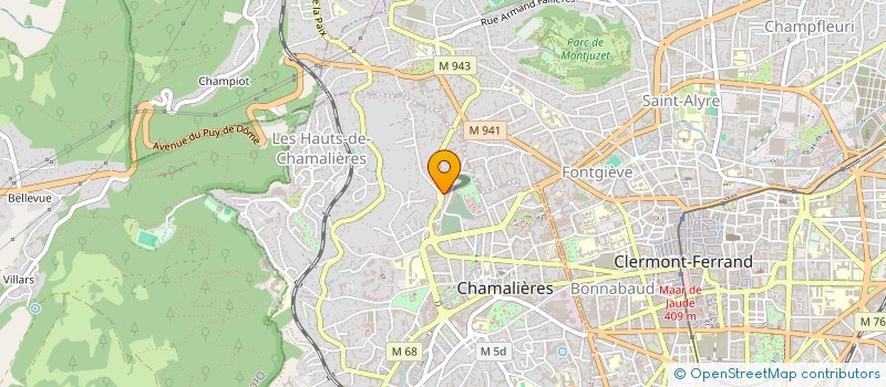 localisation de l'entreprise MADAME MARIELLE MISSONNIER  CHAMALIERES