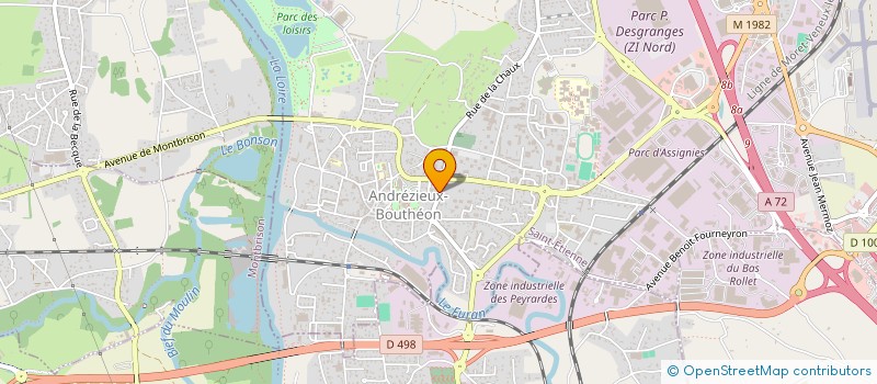 localisation de l'entreprise MADAME MARIELLE MORARD  ANDREZIEUX-BOUTHEON