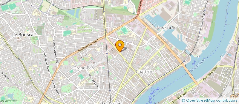 localisation de l'entreprise MADAME MARIELLE MOURET  BORDEAUX