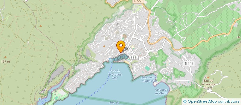 localisation de l'entreprise MADAME MARIELLE NEGRIER à CASSIS