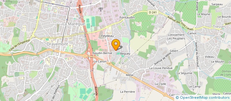 localisation de l'entreprise MADAME MARIELLE NIANGUI MOULENGO à ARTIGUES-PRES-BORDEAUX