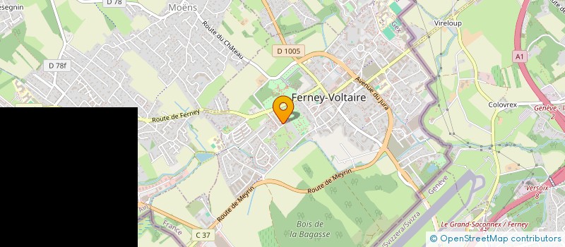 localisation de l'entreprise MADAME MARIELLE PACALET à FERNEY-VOLTAIRE