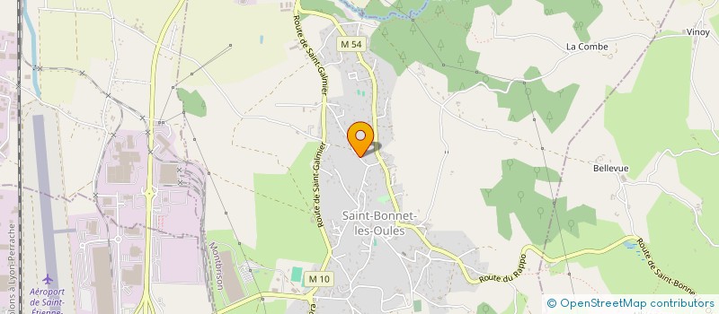 localisation de l'entreprise MADAME MARIELLE PAILLER  SAINT-PRIEST-EN-JAREZ