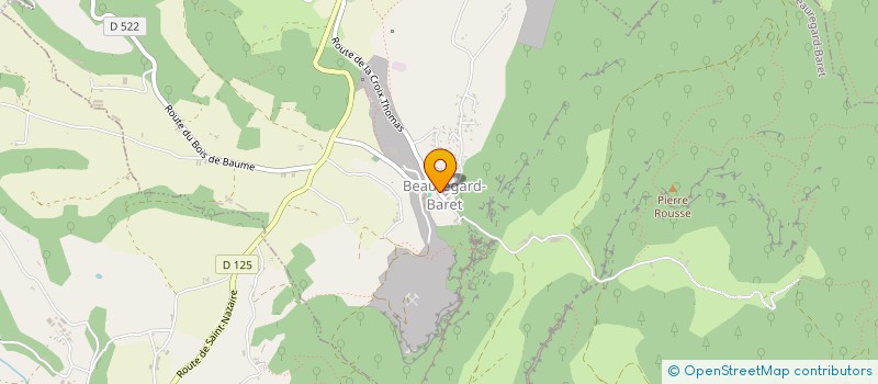 localisation de l'entreprise MADAME MARIELLE PARTISOTTI  BEAUREGARD-BARET