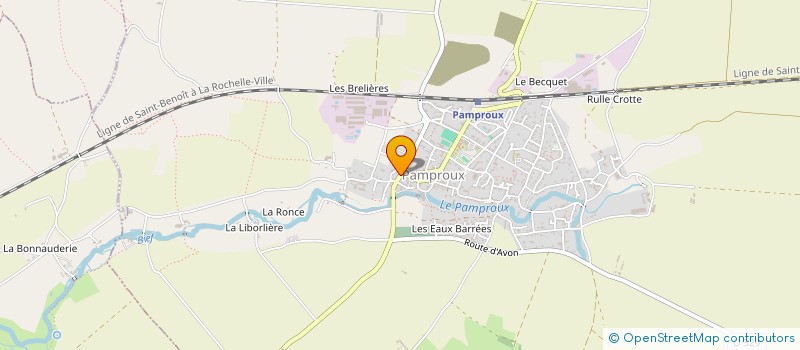 localisation de l'entreprise MADAME MARIELLE PELLETIER  SAINTE-EANNE