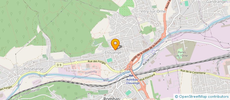 localisation de l'entreprise MADAME MARIELLE PETRY  CLOUANGE