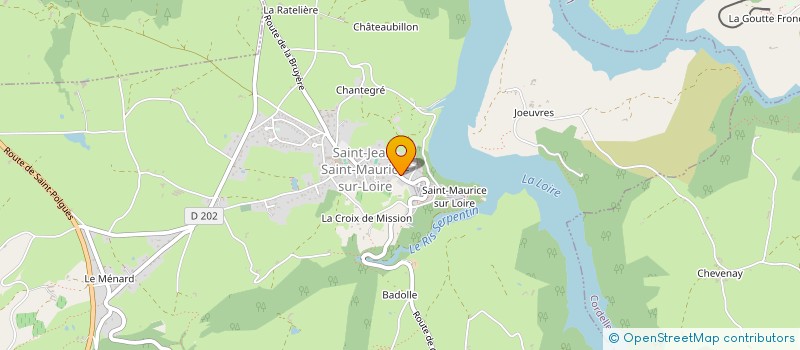 localisation de l'entreprise MADAME MARIELLE PORTAFAIX  SAINT-JEAN-SAINT-MAURICE-SUR-LOIRE