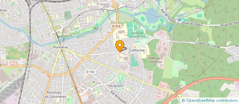 localisation de l'entreprise MADAME MARIELLE PUECHOULTRES à LE MANS