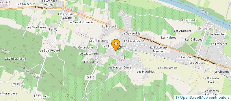 localisation de l'entreprise MADAME MARIELLE QUENAULT  RIVIERE