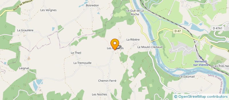 localisation de l'entreprise MADAME MARIELLE RAVENEAU à SAINT-PRIEST-SOUS-AIXE