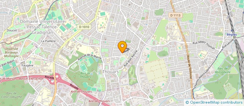 localisation de l'entreprise MADAME MARIELLE REISS  TALENCE