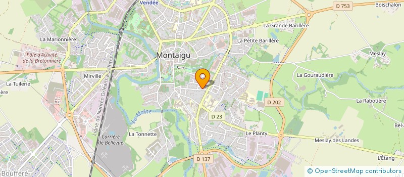 localisation de l'entreprise MADAME MARIELLE RETAILLEAU à MONTAIGU-VENDEE