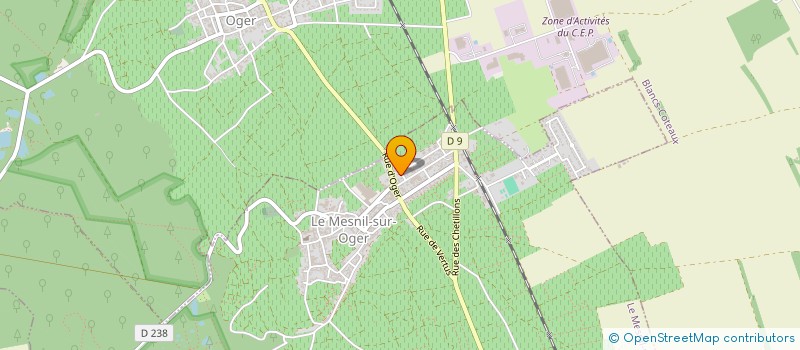 localisation de l'entreprise MADAME MARIELLE ROCOURT  LE MESNIL-SUR-OGER