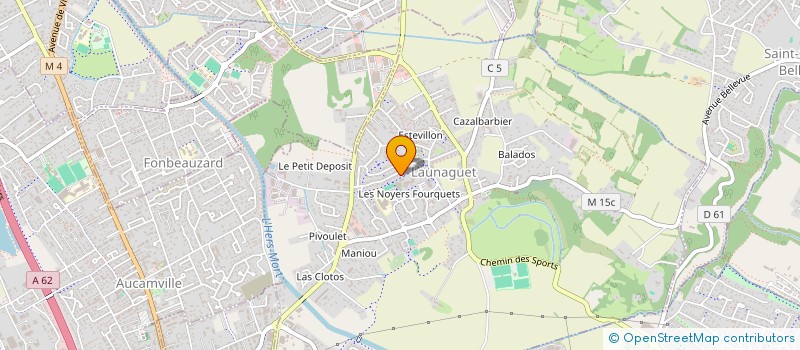 localisation de l'entreprise MADAME MARIELLE RODRIGUEZ à LAUNAGUET