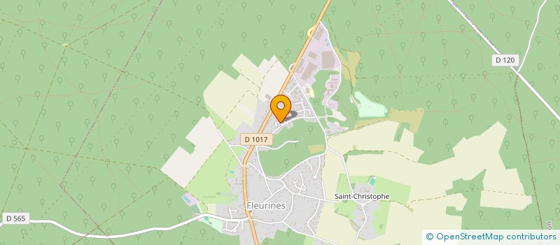 localisation de l'entreprise MADAME MARIELLE ROFFINI  FLEURINES