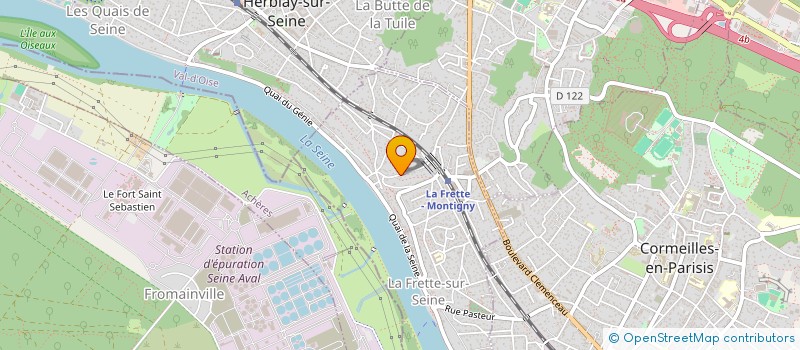 localisation de l'entreprise MADAME MARIELLE ROUDOLFF  LA FRETTE-SUR-SEINE