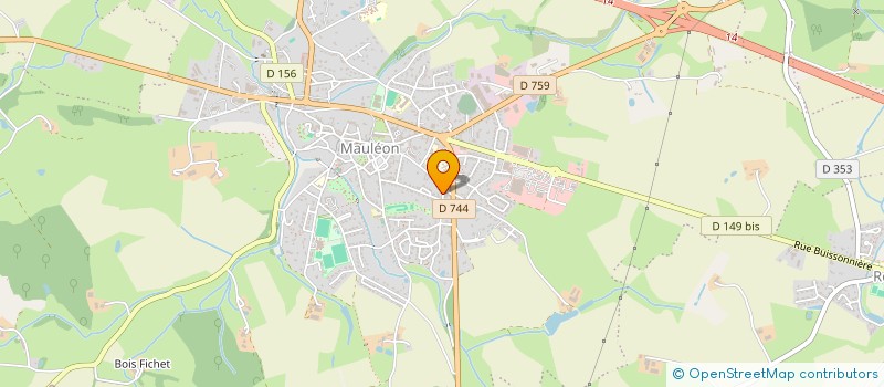 localisation de l'entreprise MADAME MARIELLE ROUSSELOT  MAULEON