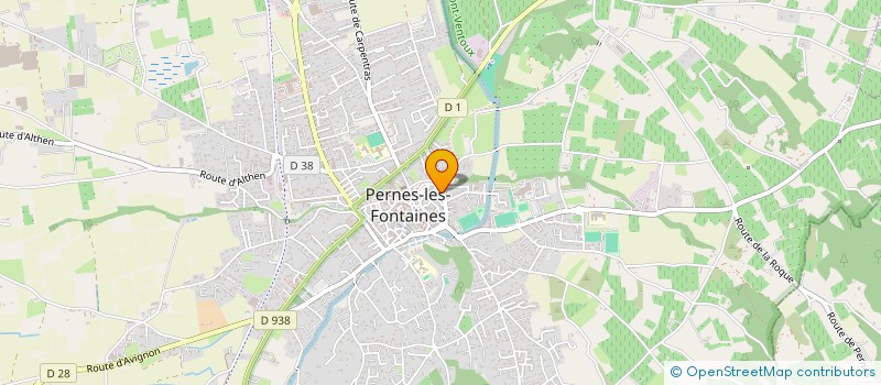 localisation de l'entreprise MADAME MARIELLE ROUX  PERNES-LES-FONTAINES