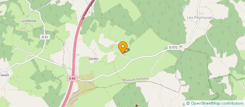 localisation de l'entreprise MADAME MARIELLE SALLES à BROMONT-LAMOTHE