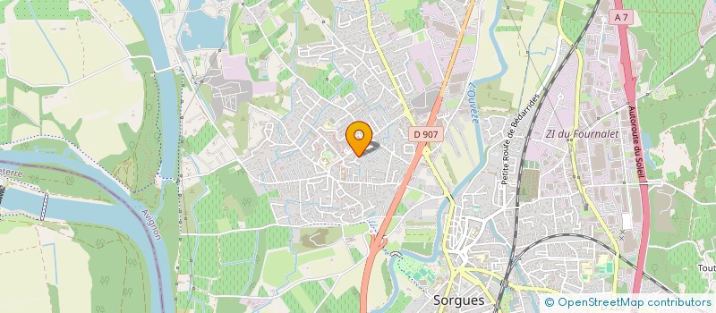 localisation de l'entreprise MADAME MARIELLE TILLIE  SORGUES