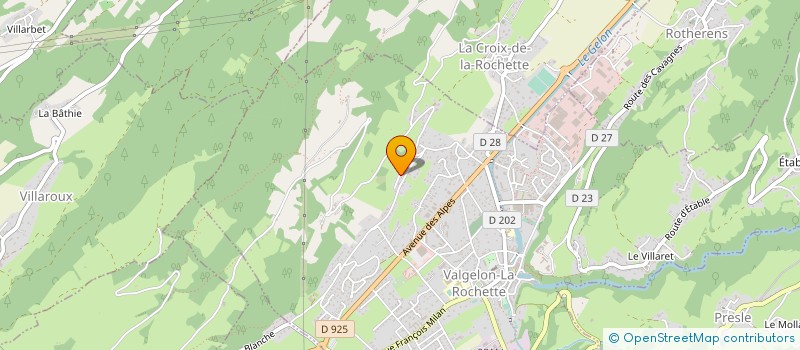 localisation de l'entreprise MADAME MARIELLE TONI  LA CHAPELLE-BLANCHE