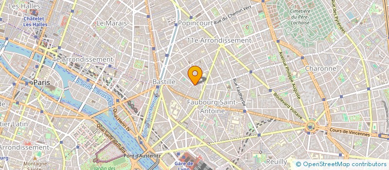 localisation de l'entreprise MADAME MARIELLE TONNELLIER  PARIS