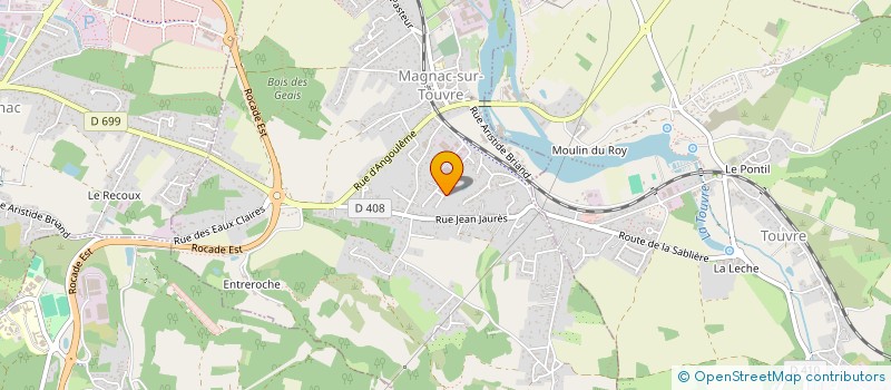 localisation de l'entreprise MADAME MARIELLE TRAMARD à MAGNAC-SUR-TOUVRE