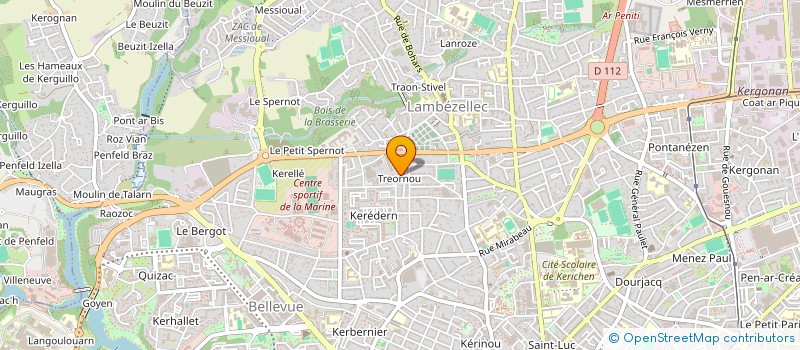 localisation de l'entreprise MADAME MARIELLE VANDENBERGHE à BREST