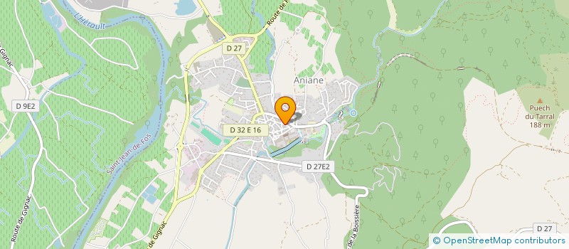 localisation de l'entreprise MADAME MARIELLE VERGNAUD REBEYROLLE  ANIANE