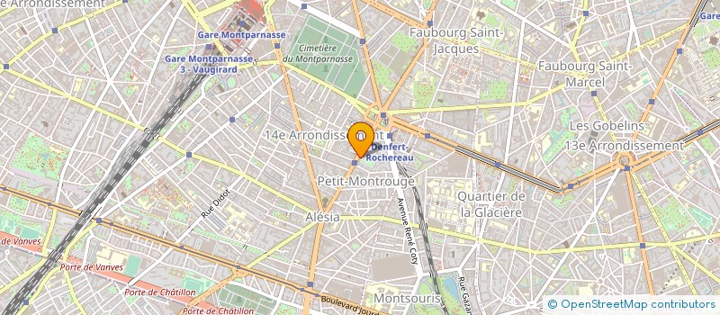 localisation de l'entreprise MADAME MARIELLE WARIN à PARIS