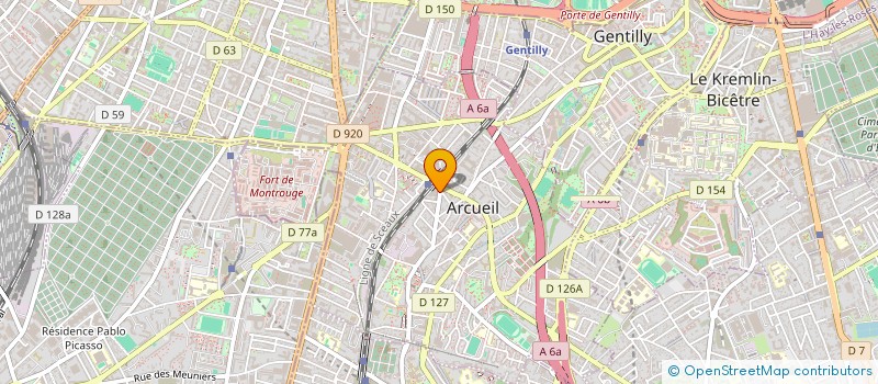 localisation de l'entreprise MADAME MARIEM BAHRI à ARCUEIL