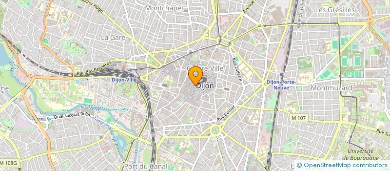 localisation de l'entreprise MADAME MARIEM BARAN à DIJON