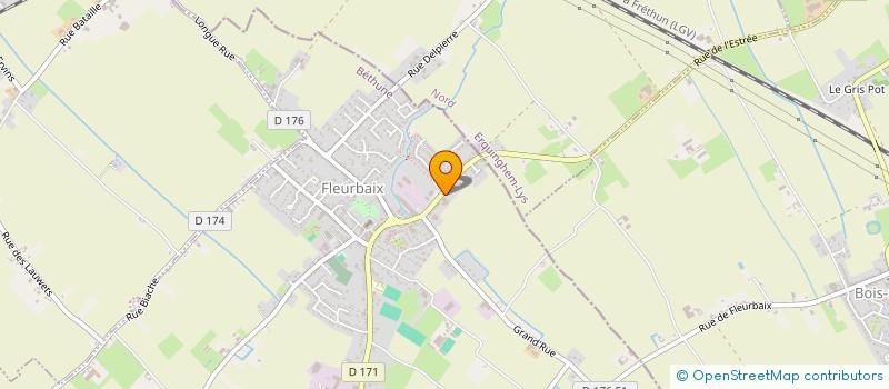 localisation de l'entreprise MADAME MARIEM BERKANI  FLEURBAIX