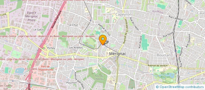 localisation de l'entreprise MADAME MARIEM-FEYROUZ NAOUI  MERIGNAC