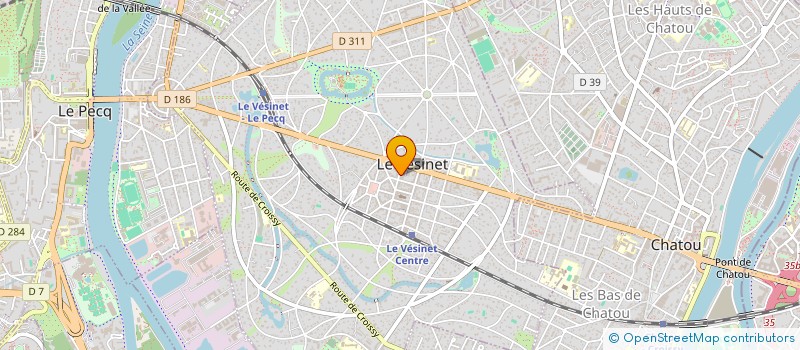 localisation de l'entreprise MADAME MARIEM HMICH  LE VESINET