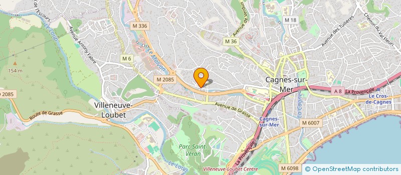 localisation de l'entreprise MADAME MARIEM MSEDDI à CAGNES-SUR-MER