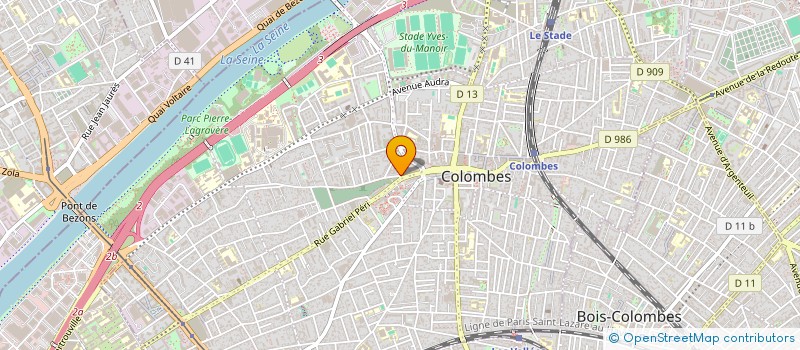 localisation de l'entreprise MADAME MARIEM RADDANI  COLOMBES
