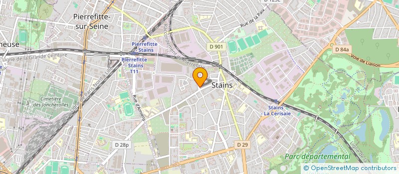 localisation de l'entreprise MADAME MARIEM SAADALLI à STAINS