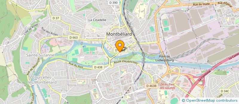 localisation de l'entreprise MADAME MARIEM SAMRI à MONTBELIARD