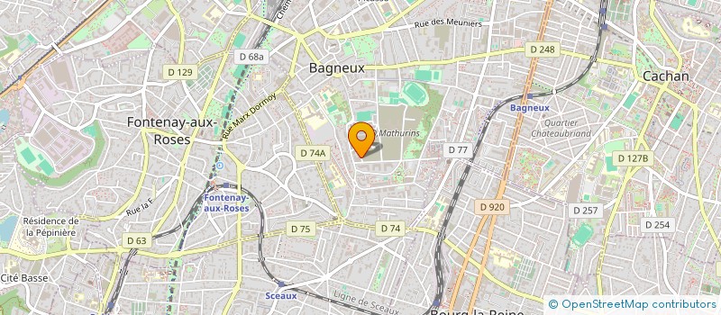 localisation de l'entreprise MADAME MARIEME DIA à BAGNEUX