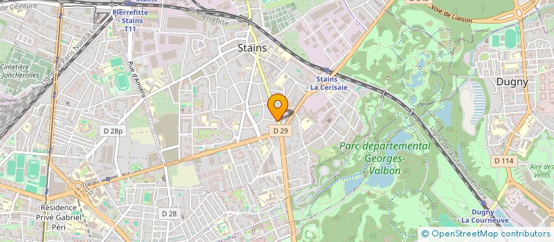 localisation de l'entreprise MADAME MARIEME DIAW à STAINS