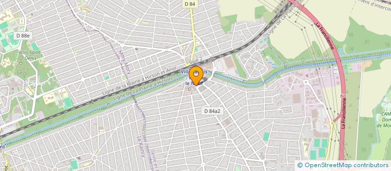 localisation de l'entreprise MADAME MARIEME KANE  VILLEPARISIS