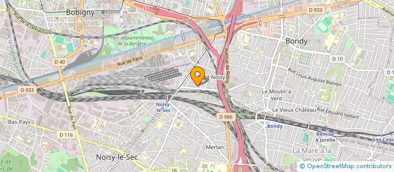 localisation de l'entreprise MADAME MARIEME KASSE  NOISY-LE-SEC