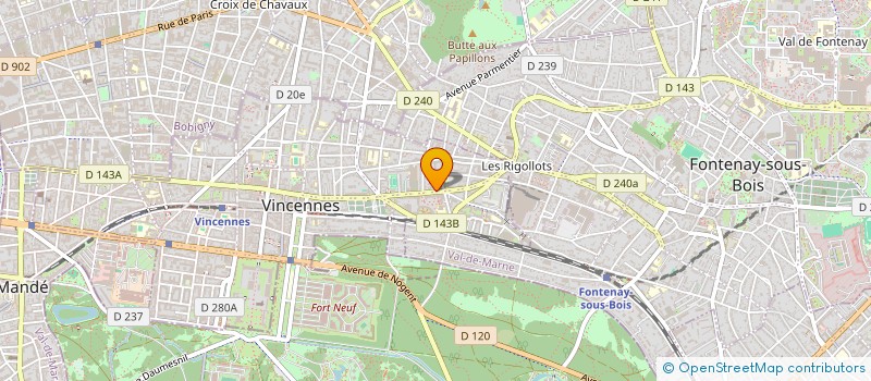 localisation de l'entreprise MADAME MARIEME KEBE à VINCENNES