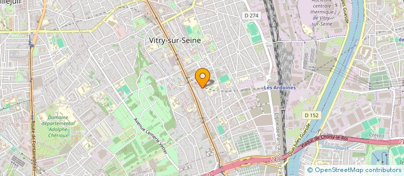 localisation de l'entreprise MADAME MARIEME LY à VITRY-SUR-SEINE