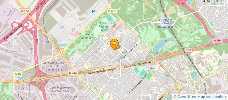 localisation de l'entreprise MADAME MARIEME MANGA  AULNAY-SOUS-BOIS